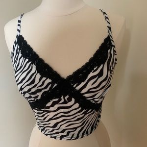 *new* forever 21 zebra tank